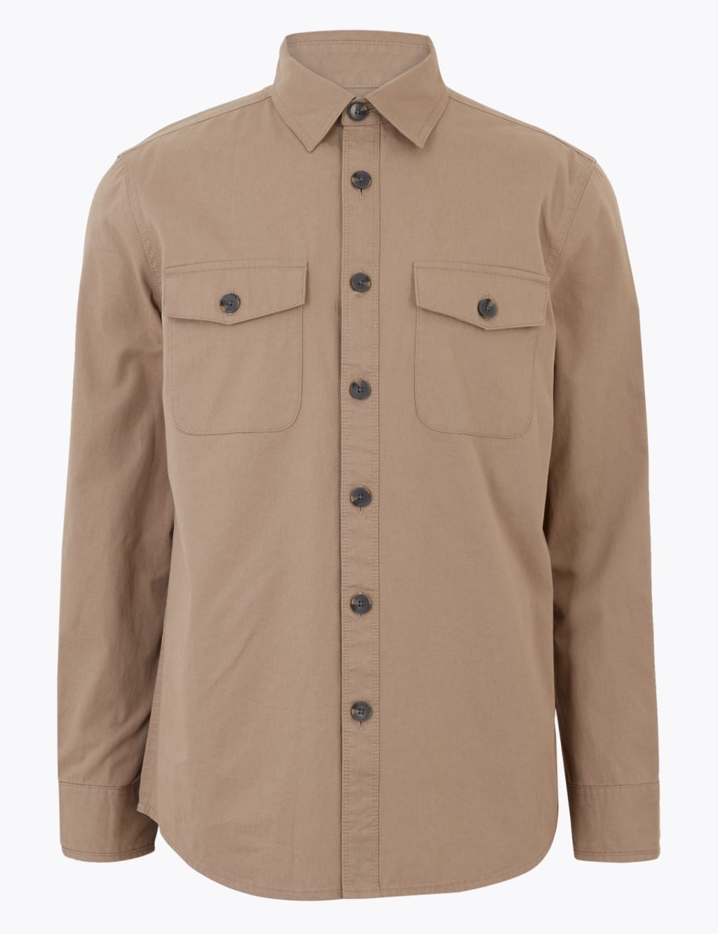 Pure Cotton Utility Overshirt 2 of 4