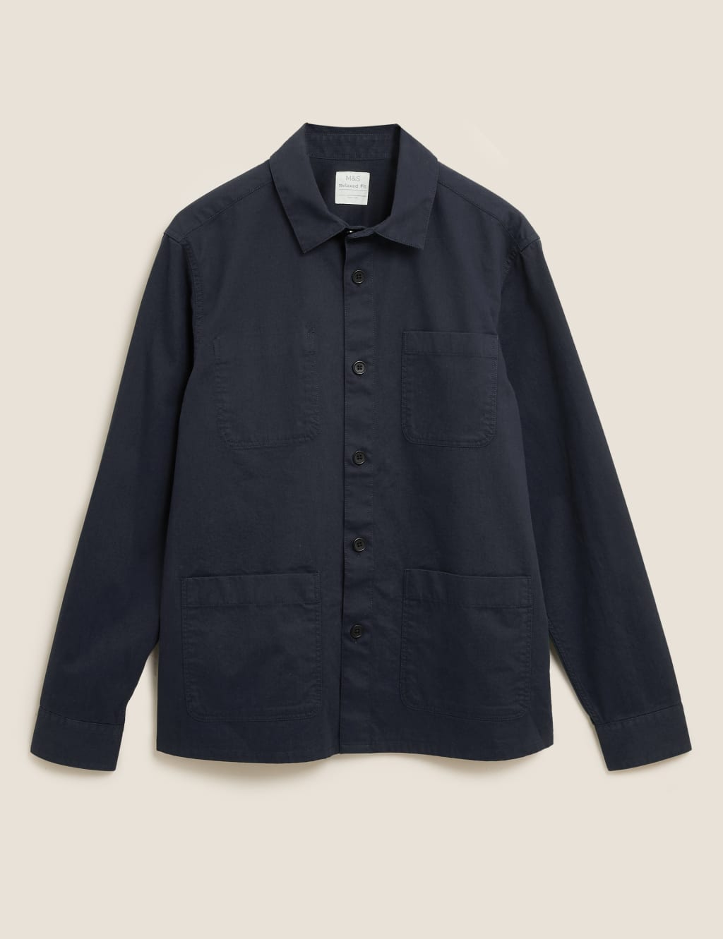 Pure Cotton Workwear Overshirt 2 of 5
