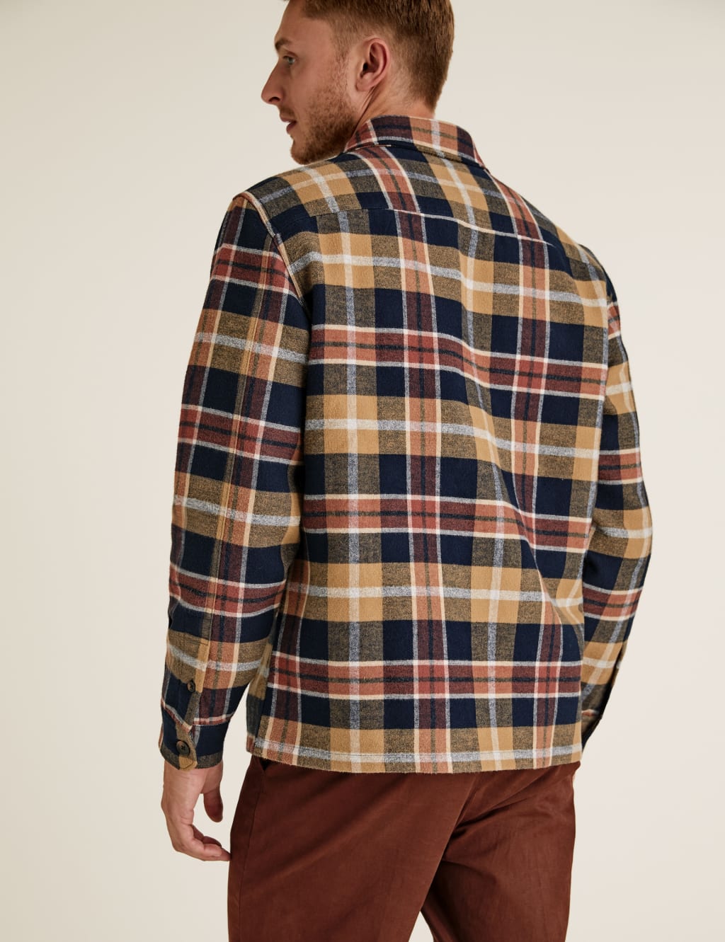 Cotton Checked Overshirt 4 of 6