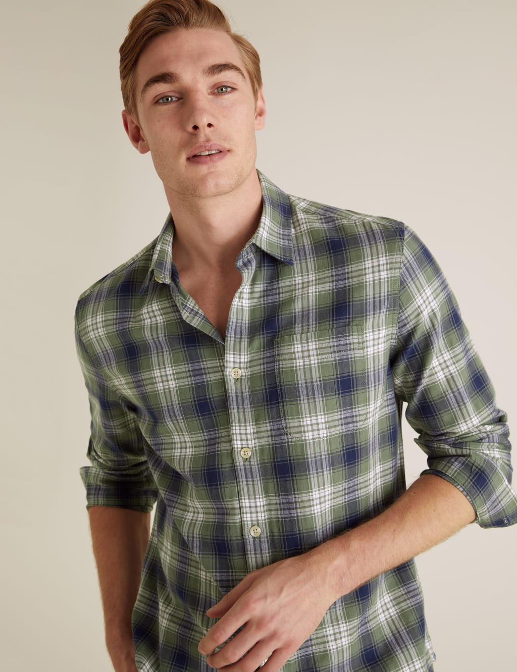 Pure Cotton Check Shirt 4 of 5