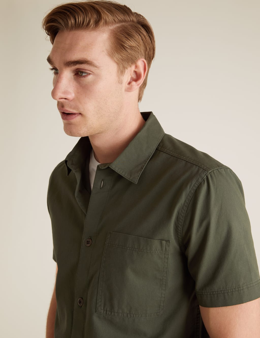 Pure Cotton Twill Utility Overshirt 3 of 5