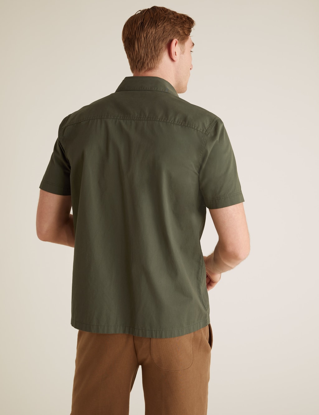 Pure Cotton Twill Utility Overshirt 5 of 5