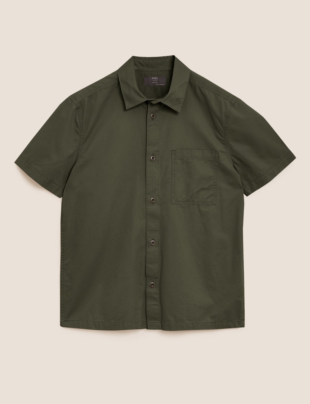 Pure Cotton Twill Utility Overshirt 2 of 5