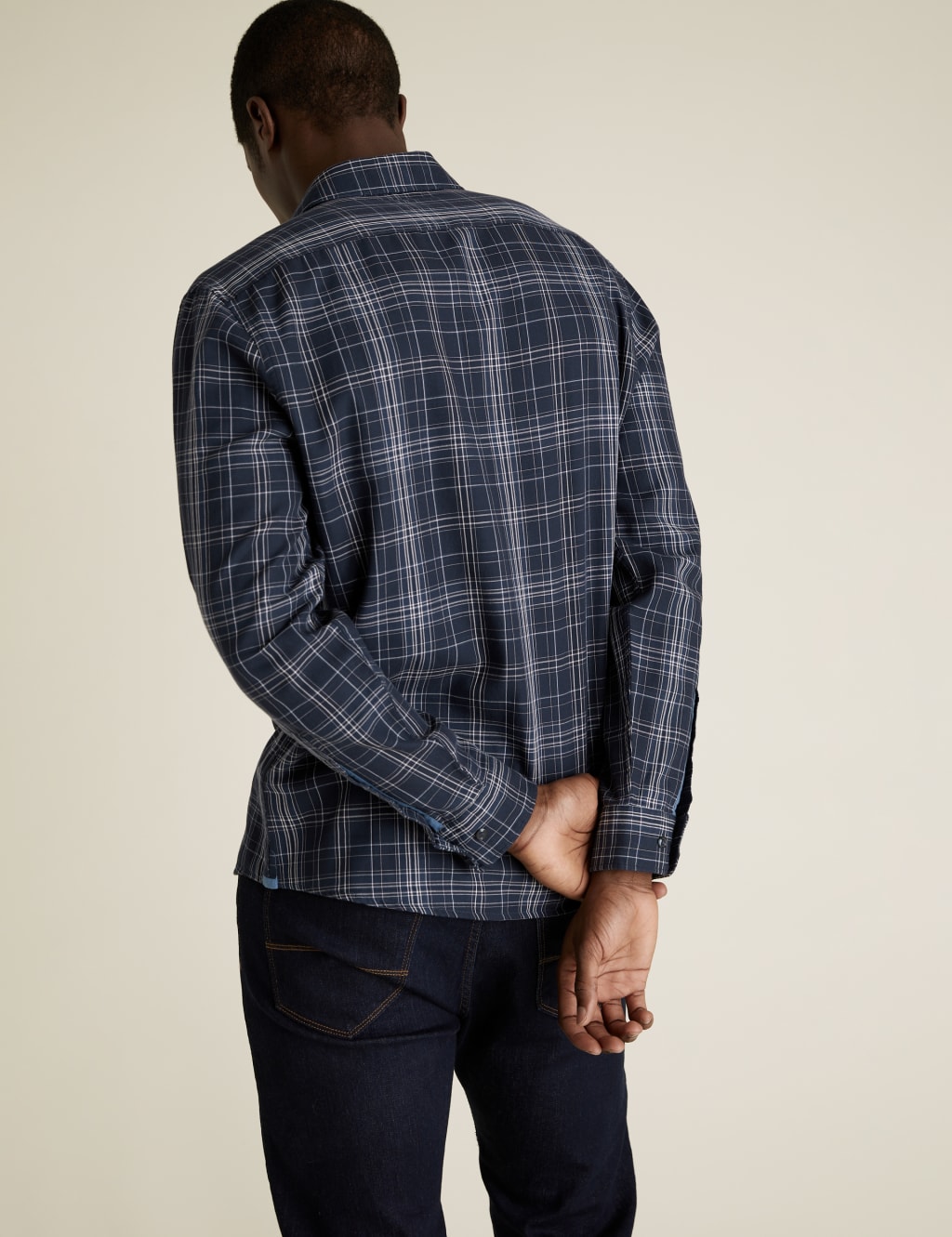 Pure Cotton Double Face Check Shirt 4 of 6