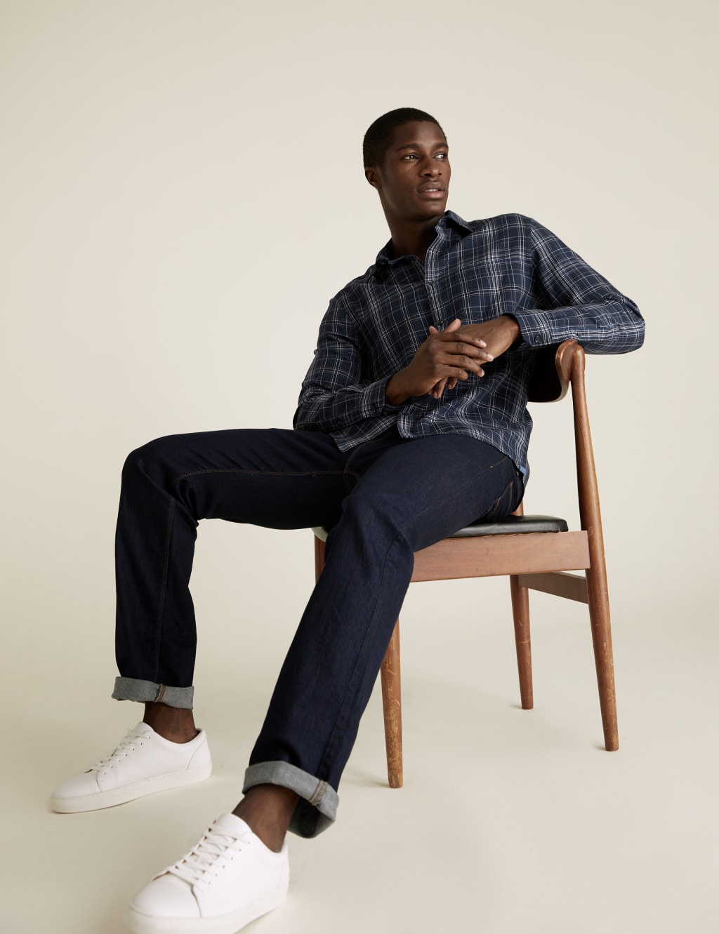 Pure Cotton Double Face Check Shirt 5 of 6