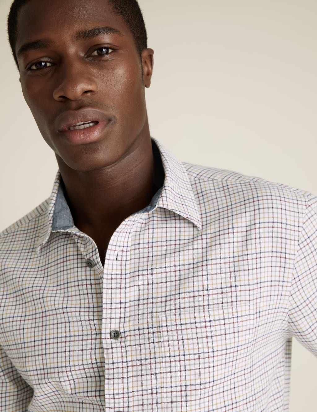 Brushed Cotton Checked Shirt 3 of 4