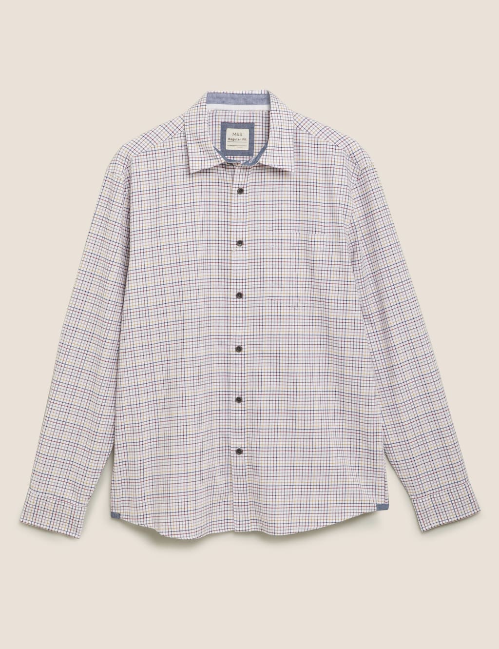 Brushed Cotton Checked Shirt 2 of 4