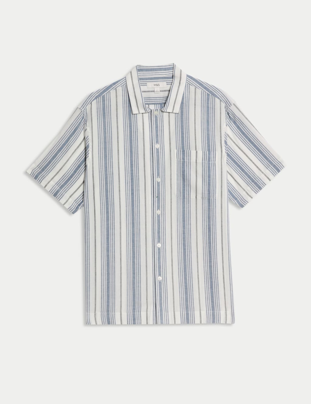Easy Iron Pure Cotton Striped Shirt 2 of 6