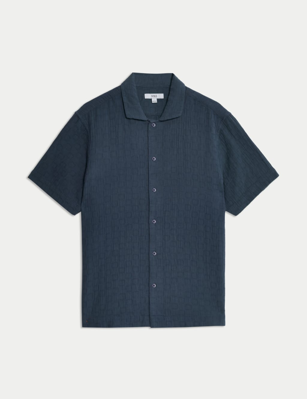 Easy Iron Pure Cotton Textured Shirt 2 of 5
