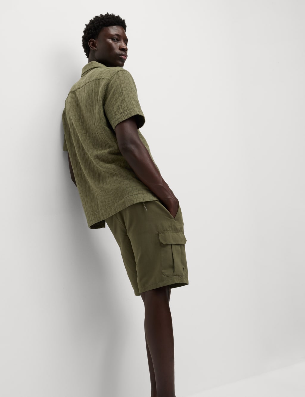 Easy Iron Pure Cotton Textured Shirt 6 of 6