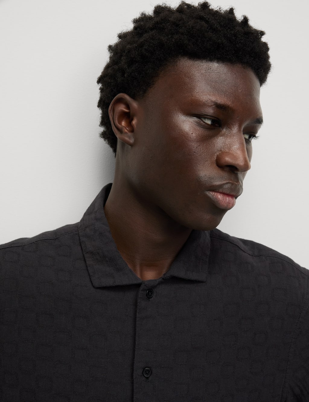 Easy Iron Pure Cotton Textured Shirt 4 of 5