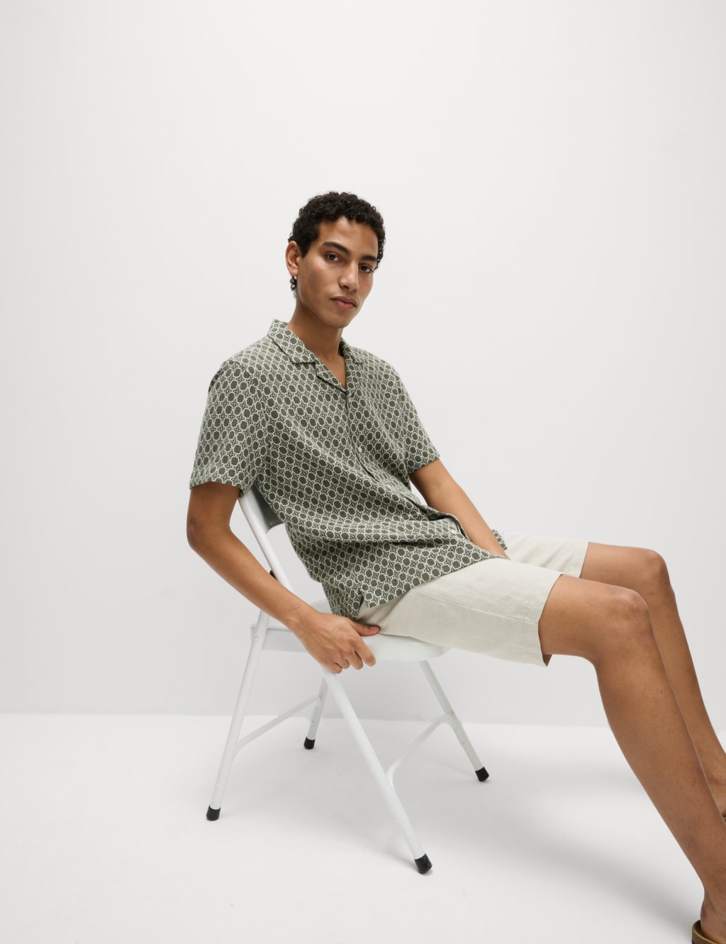 Cotton Rich Jacquard Shirt 5 of 5