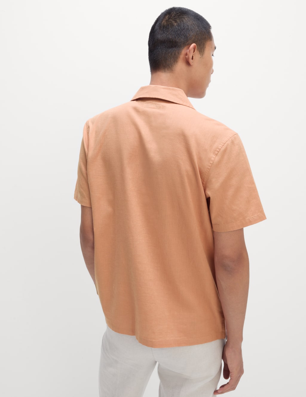 Linen Cotton Floral Embroidery Shirt 5 of 5