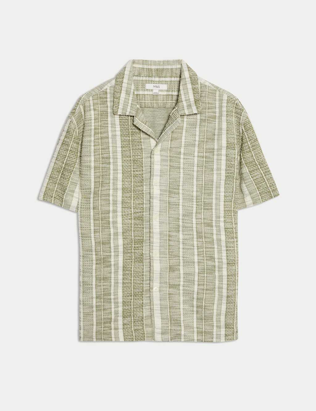 Regular Fit Easy Iron Cotton Blend Striped Shirt 2 of 6