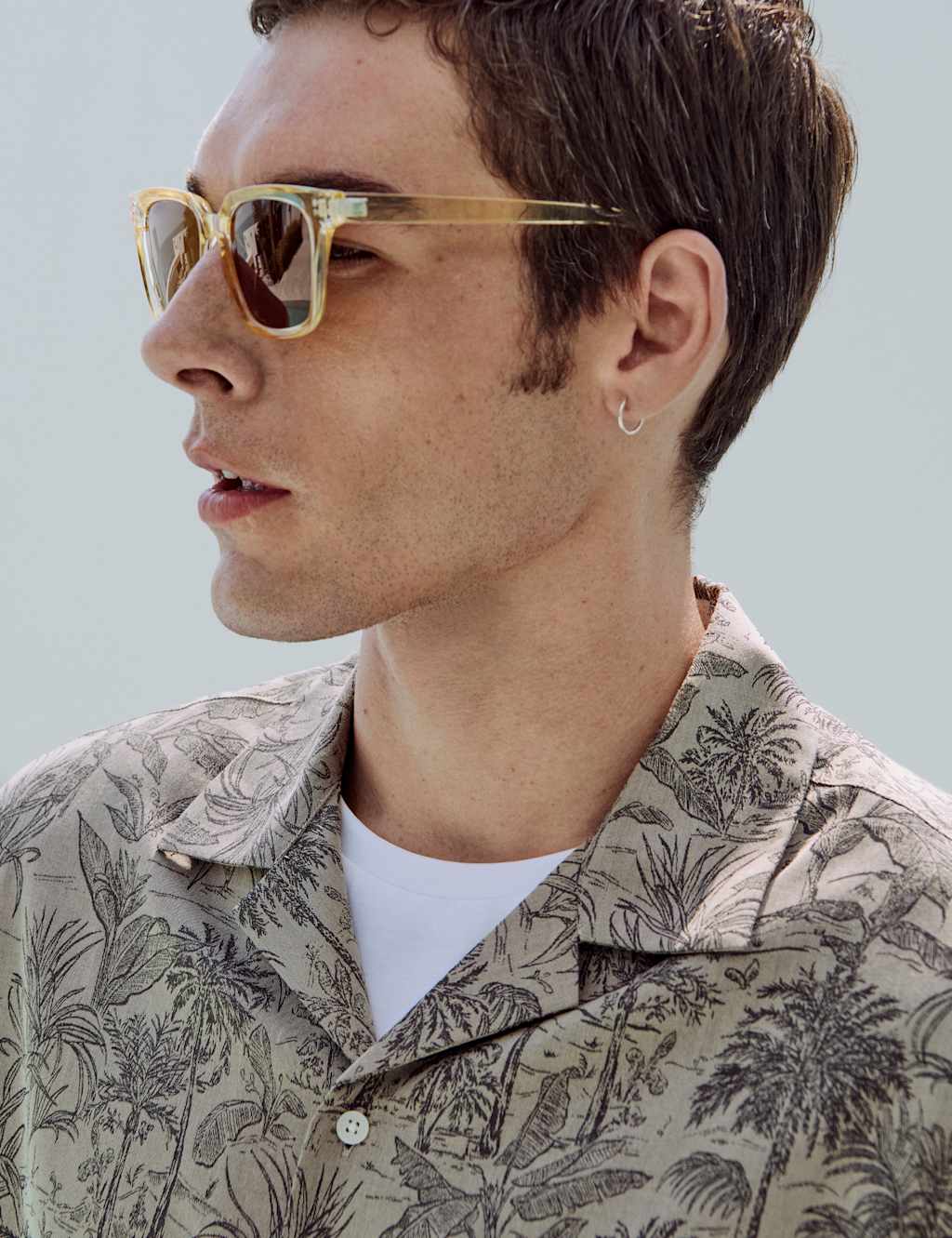 Pure Cotton Hawaiian Shirt 1 of 7