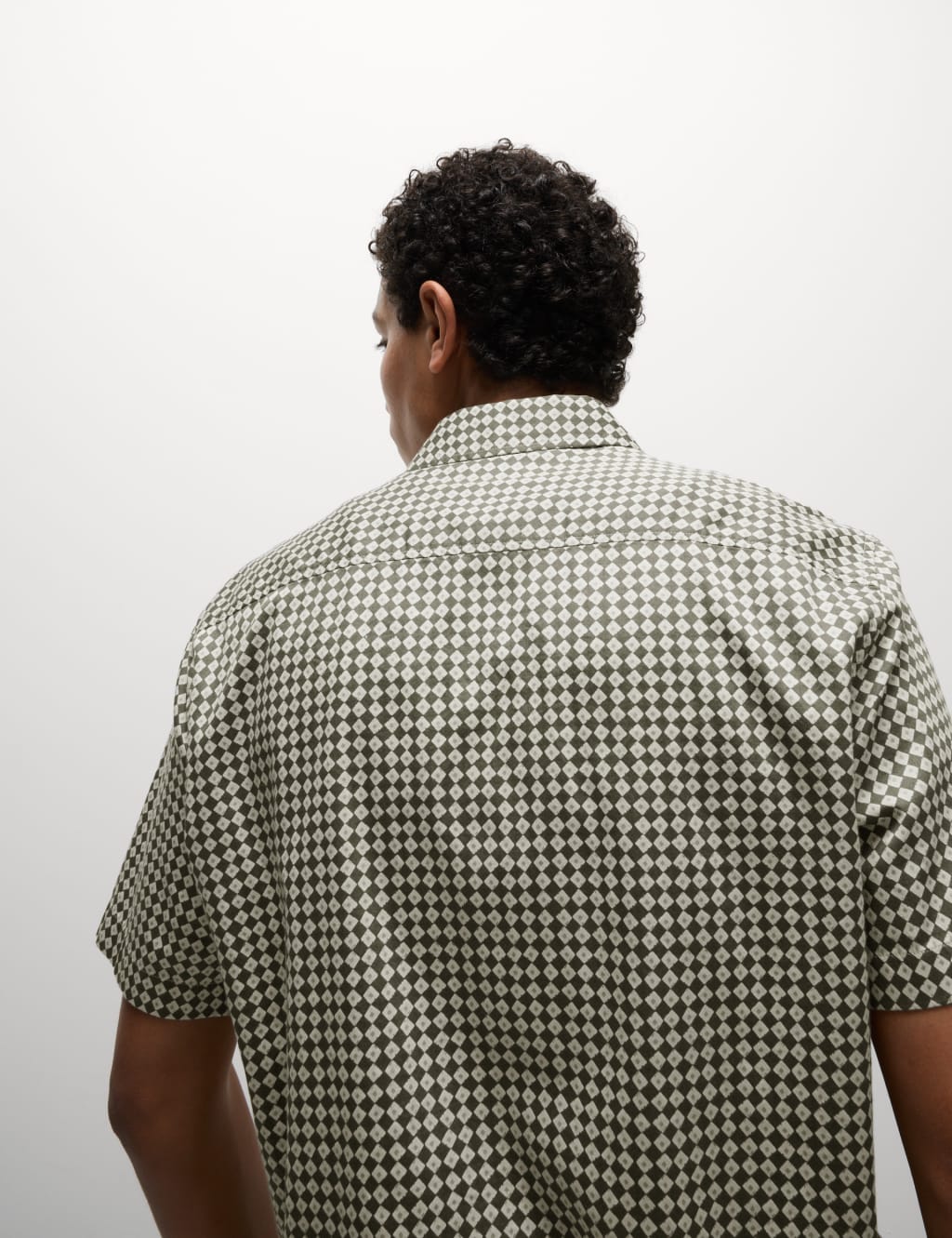 Pure Cotton Geometric Print Shirt 6 of 6
