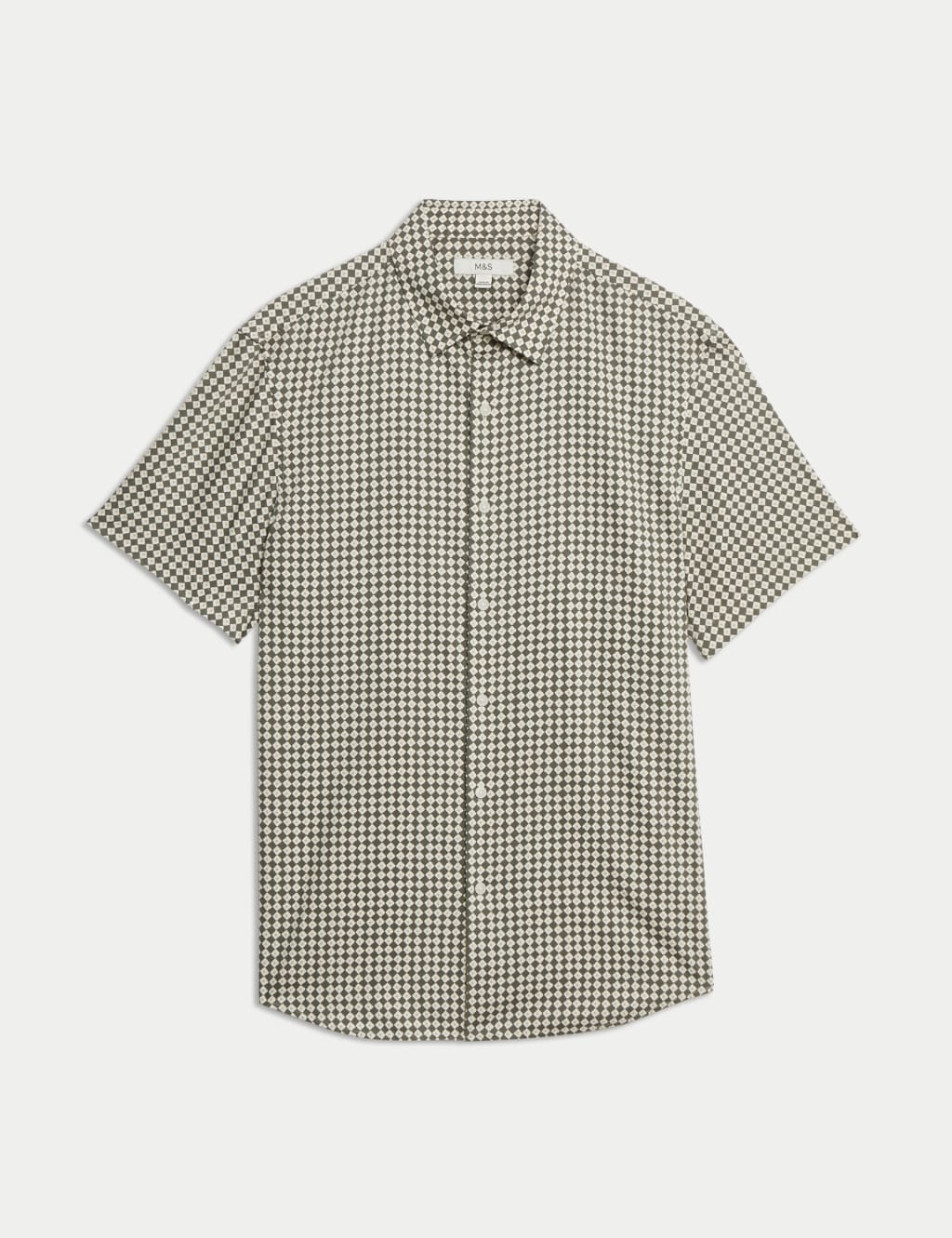 Pure Cotton Geometric Print Shirt 2 of 6