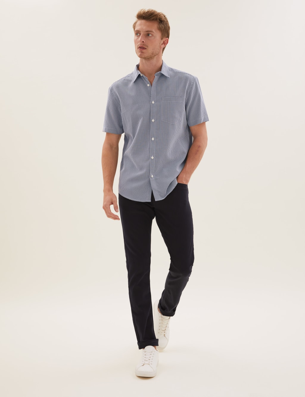 Easy Iron Gingham Checked Shirt 3 of 5