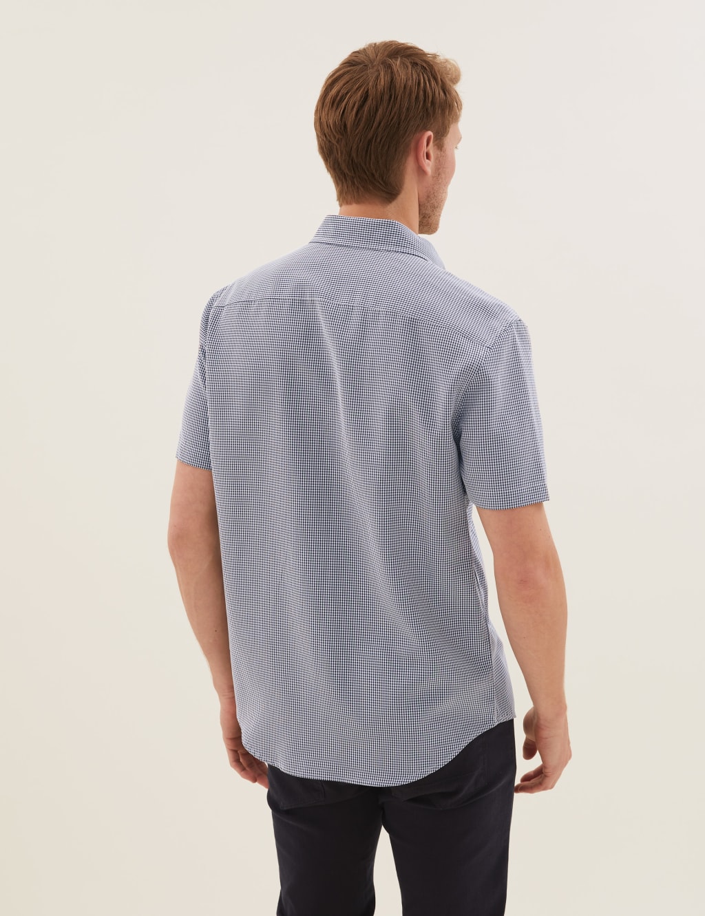 Easy Iron Gingham Checked Shirt 5 of 5