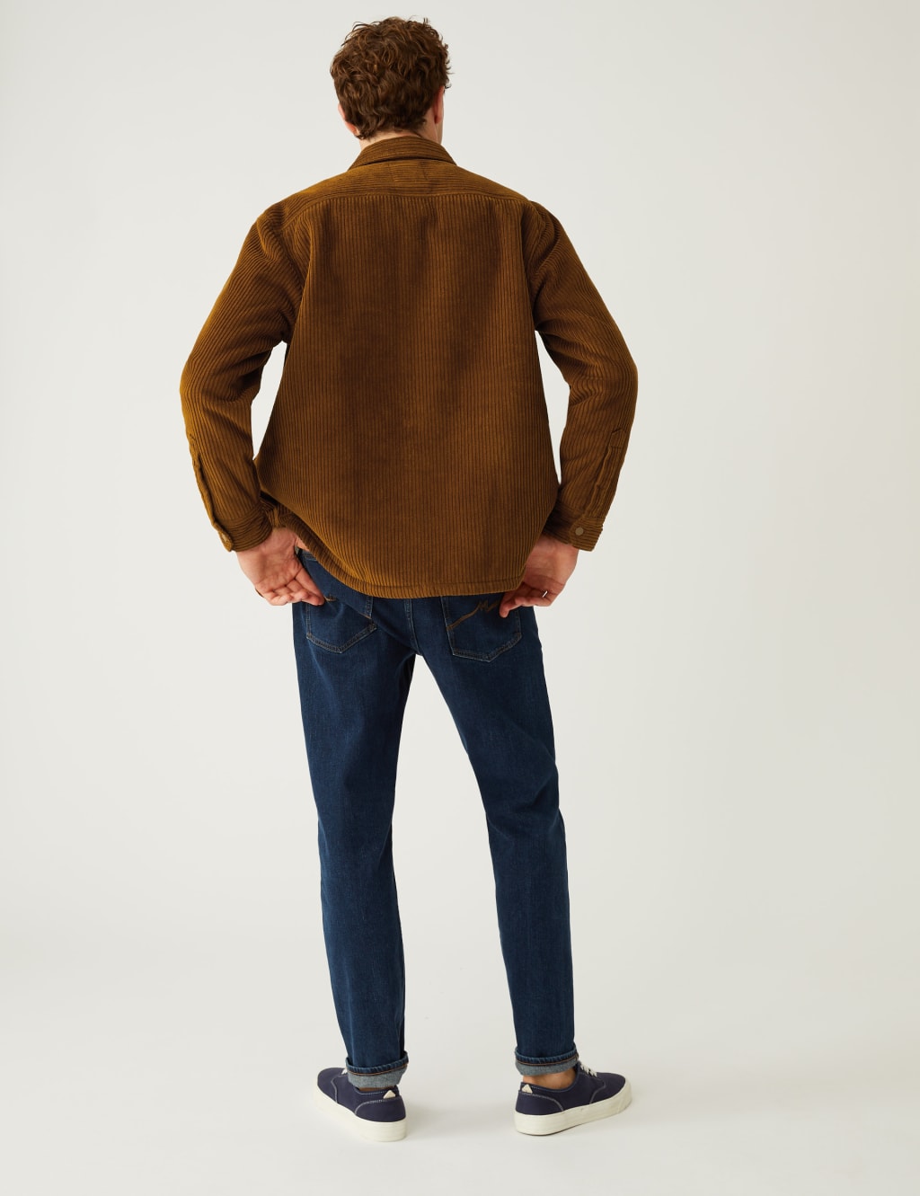 Pure Cotton Corduroy Borg Lined Shacket 4 of 4