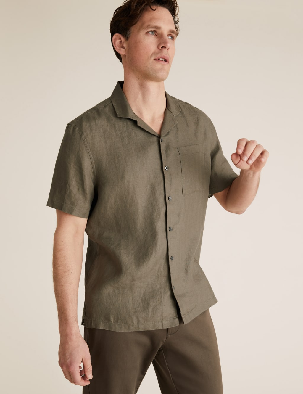 Pure Linen Revere Shirt 3 of 6