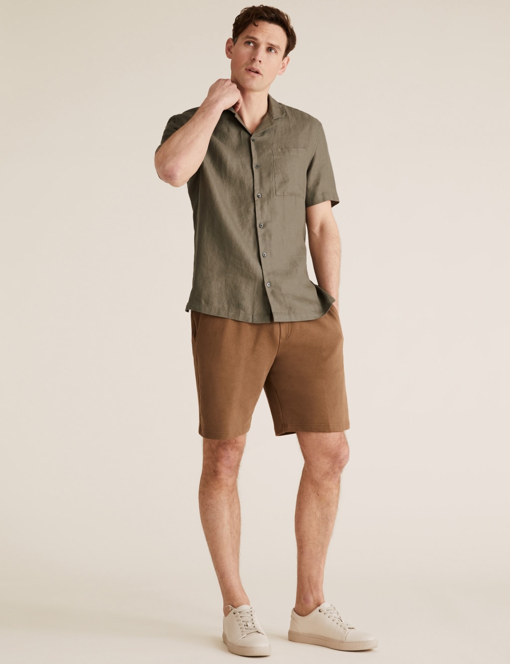 Pure Linen Revere Shirt 6 of 6