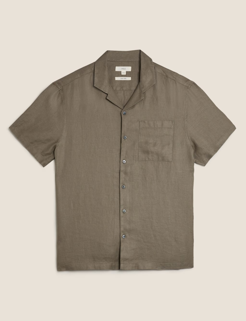 Pure Linen Revere Shirt 2 of 6