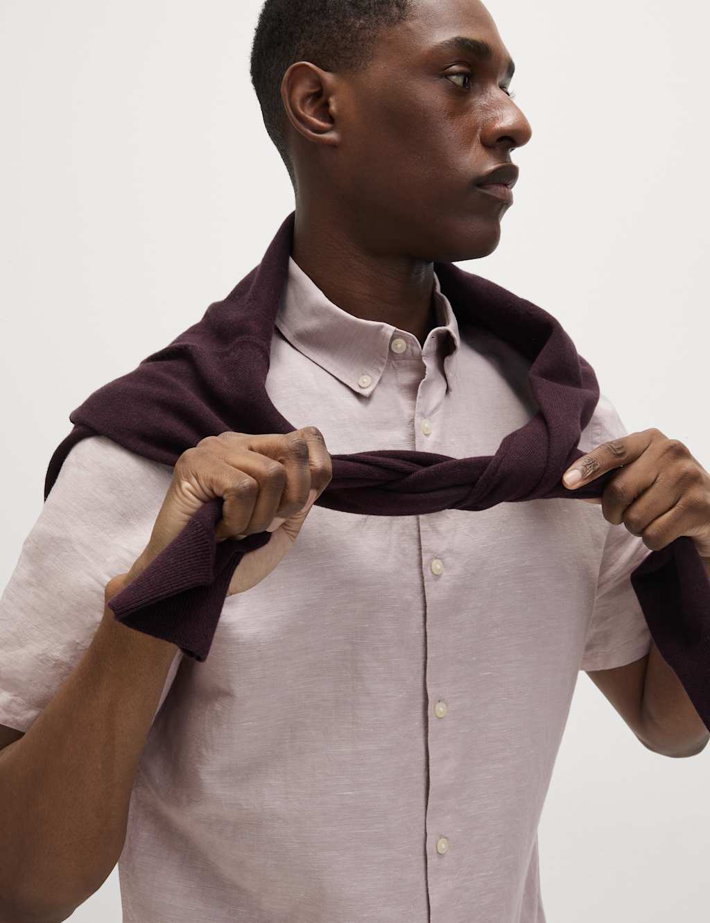 Linen Cotton Short Sleeve Shirt 5 of 5