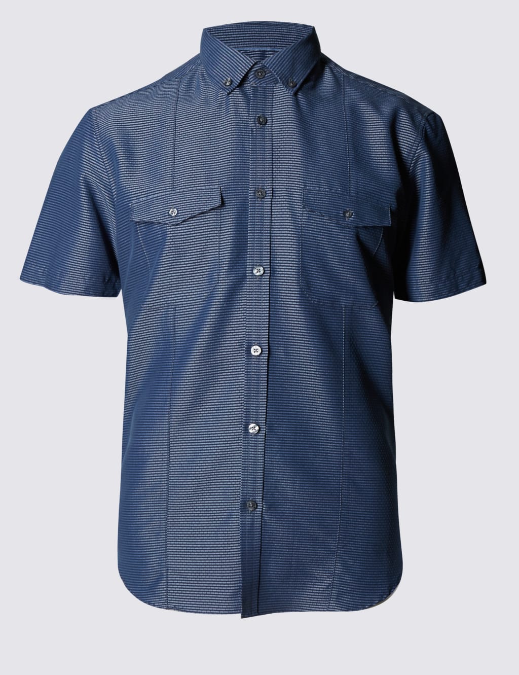 Modal Rich Easy Care Soft Touch Textured Shirt 2 of 4