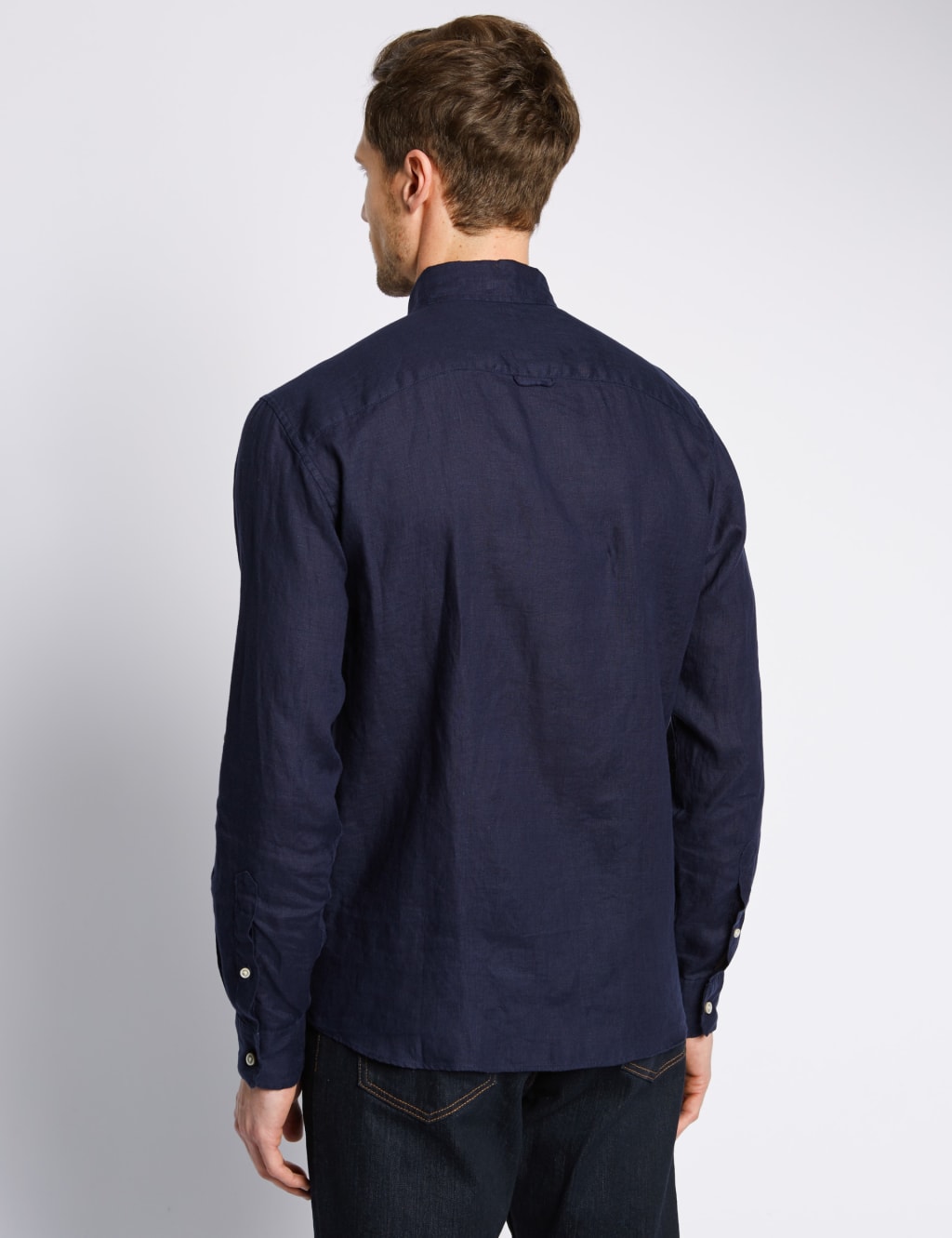 XXXL Pure Linen Easy to Iron Shirt 3 of 5