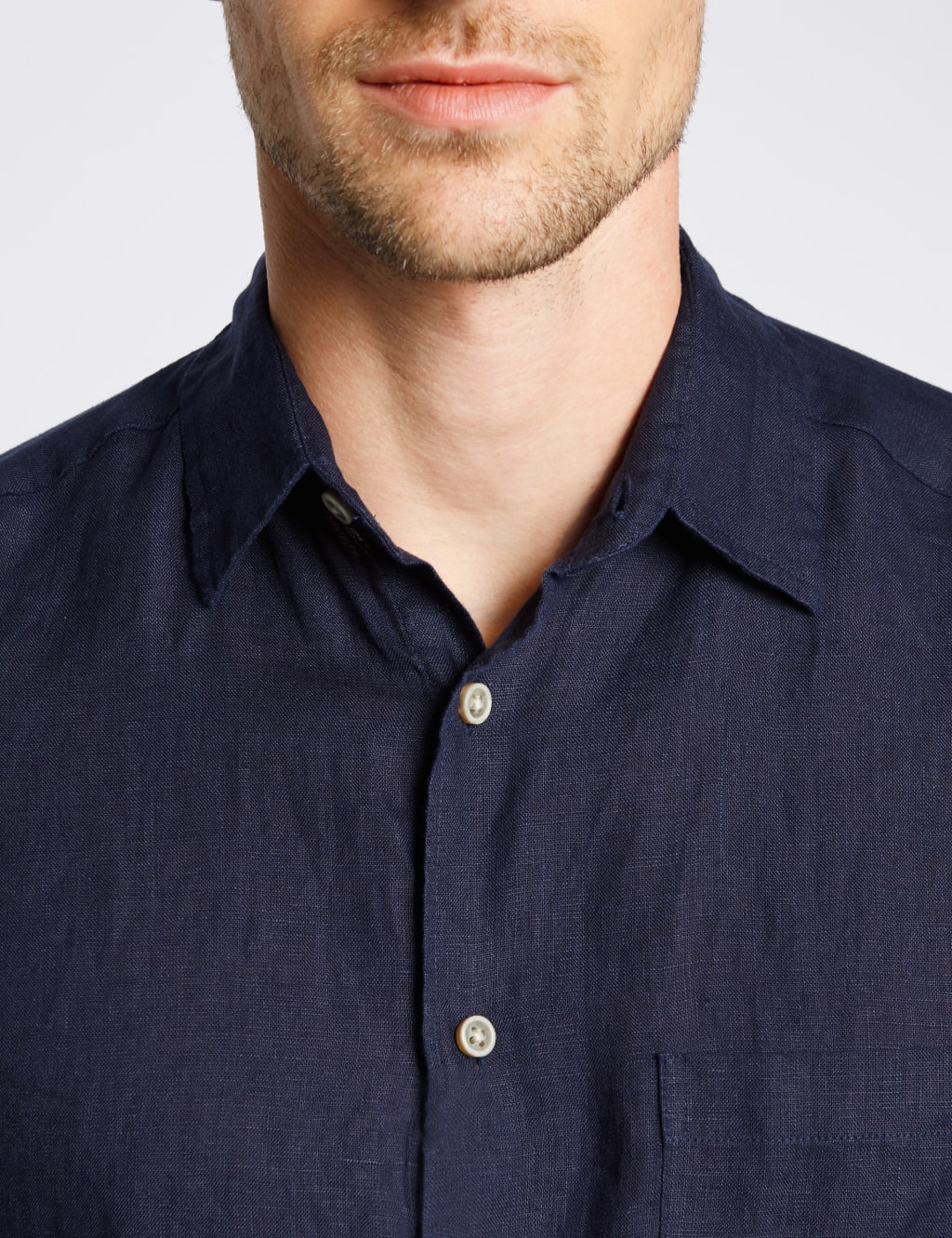 XXXL Pure Linen Easy to Iron Shirt 4 of 5