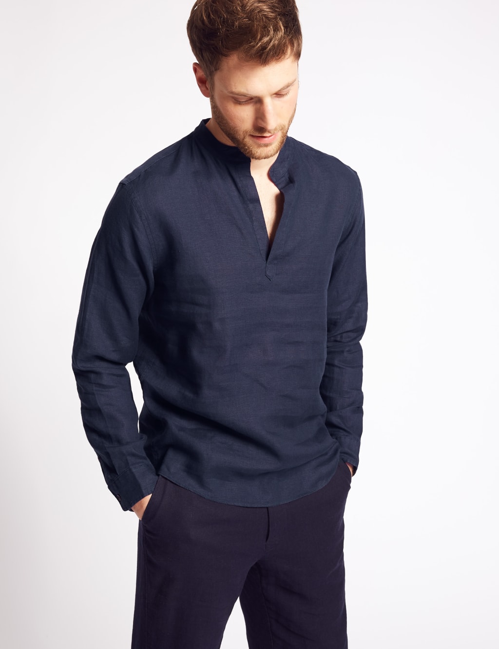 Pure Linen Overhead Shirt 1 of 5