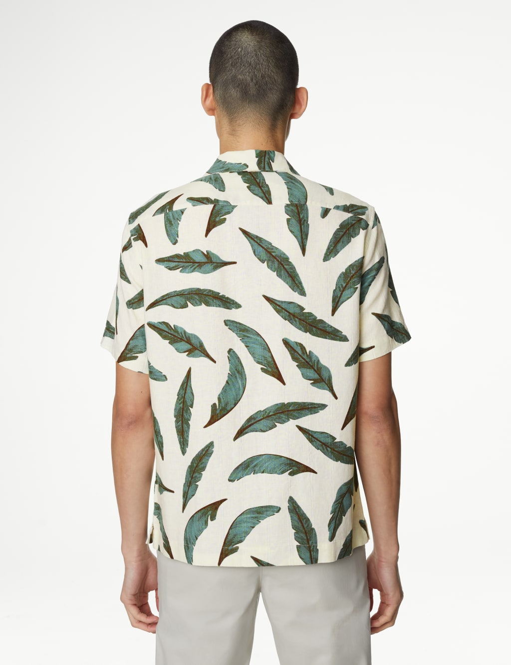 Easy Iron Linen Blend Printed Shirt 6 of 6