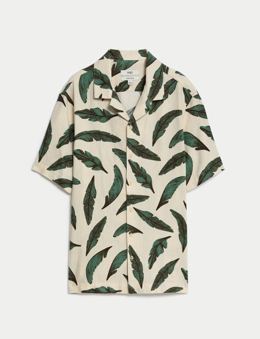 Easy Iron Linen Blend Printed Shirt 2 of 6