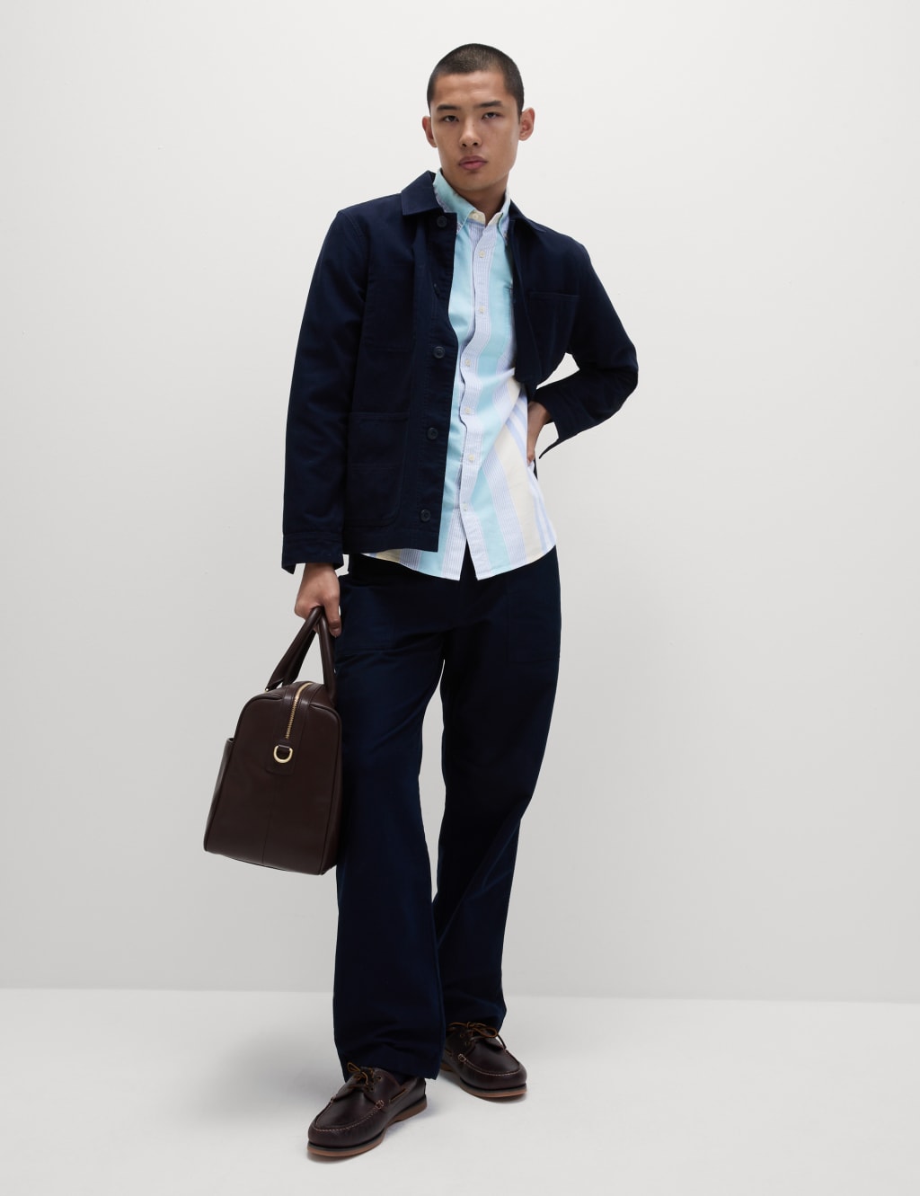 Cotton Rich Striped Shirt 3 of 7