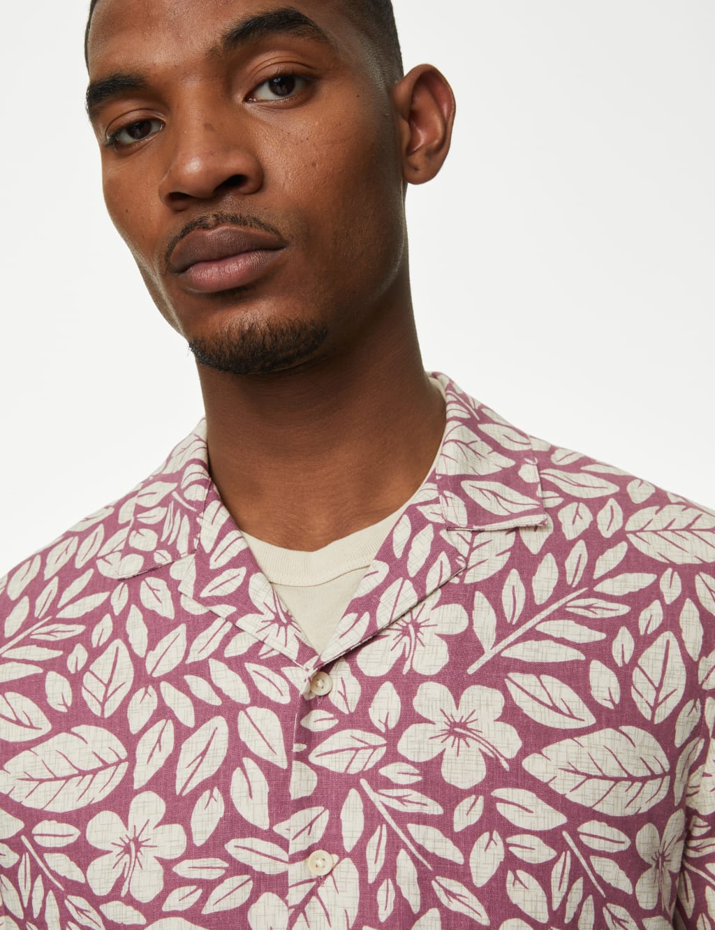 Easy Iron Linen Rich Floral Shirt 3 of 5