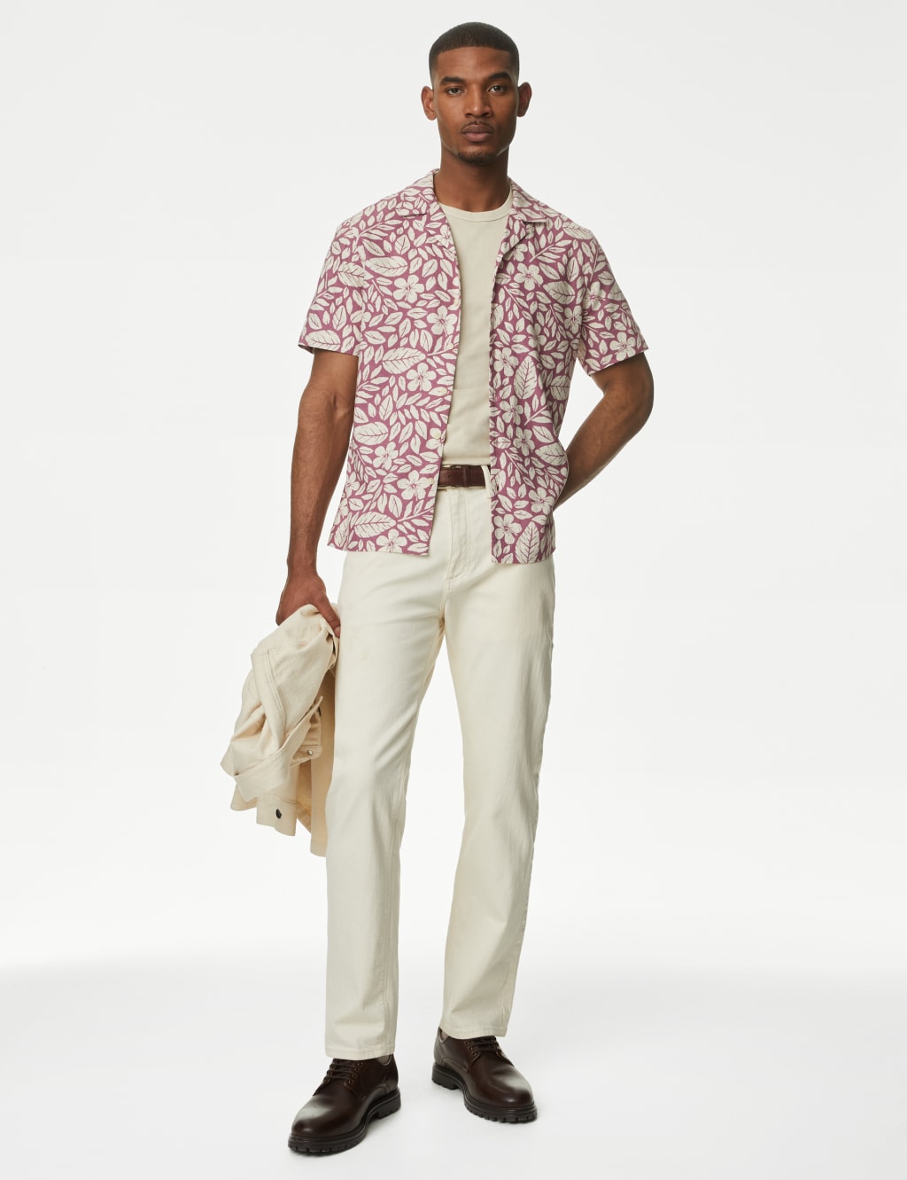 Easy Iron Linen Rich Floral Shirt 4 of 5