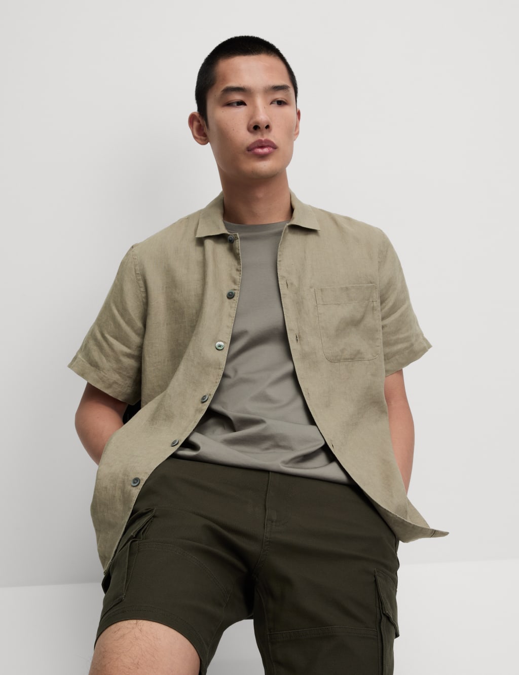 Pure Linen Short Sleeve Shirt 5 of 5