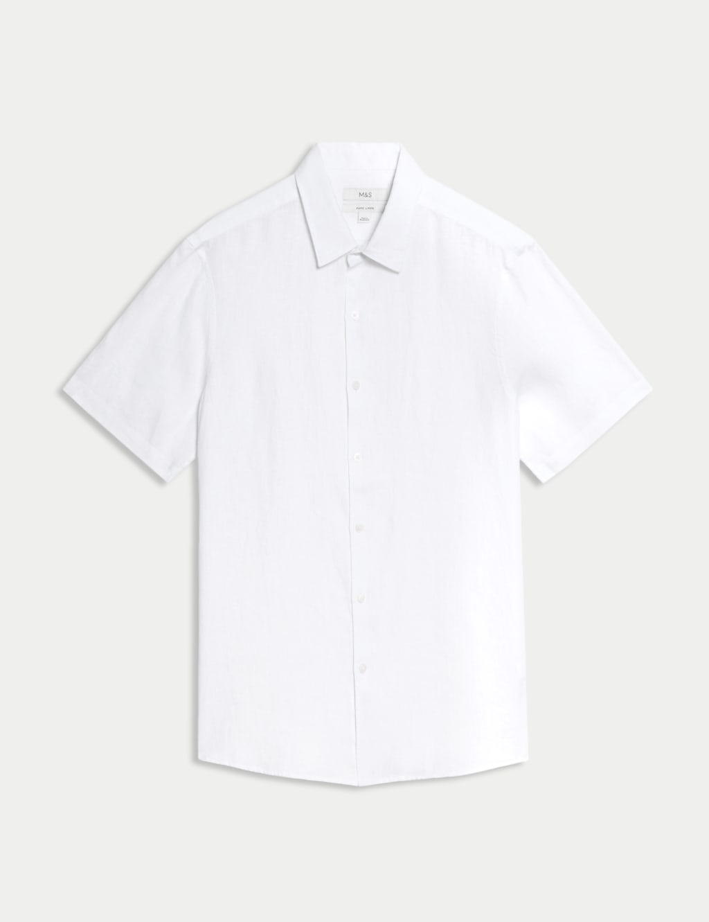 Slim Fit Pure Linen Shirt 2 of 6