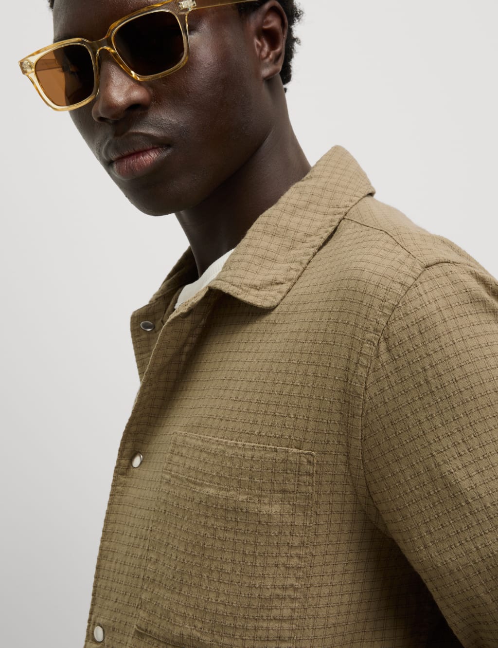 Cotton Rich Check Overshirt 1 of 7