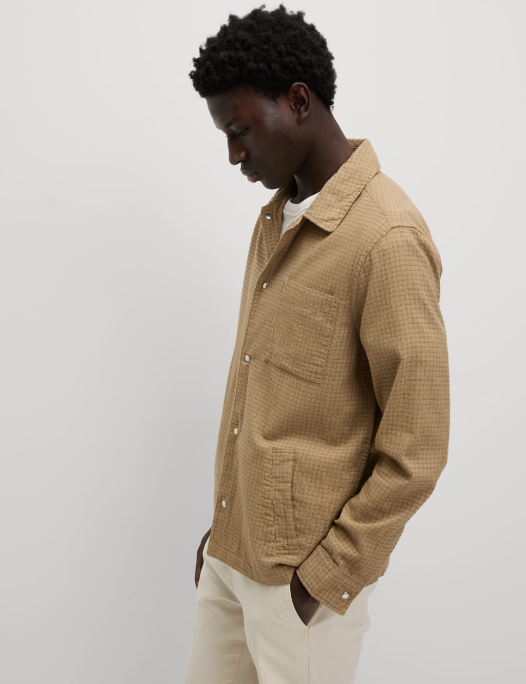Cotton Rich Check Overshirt 4 of 7