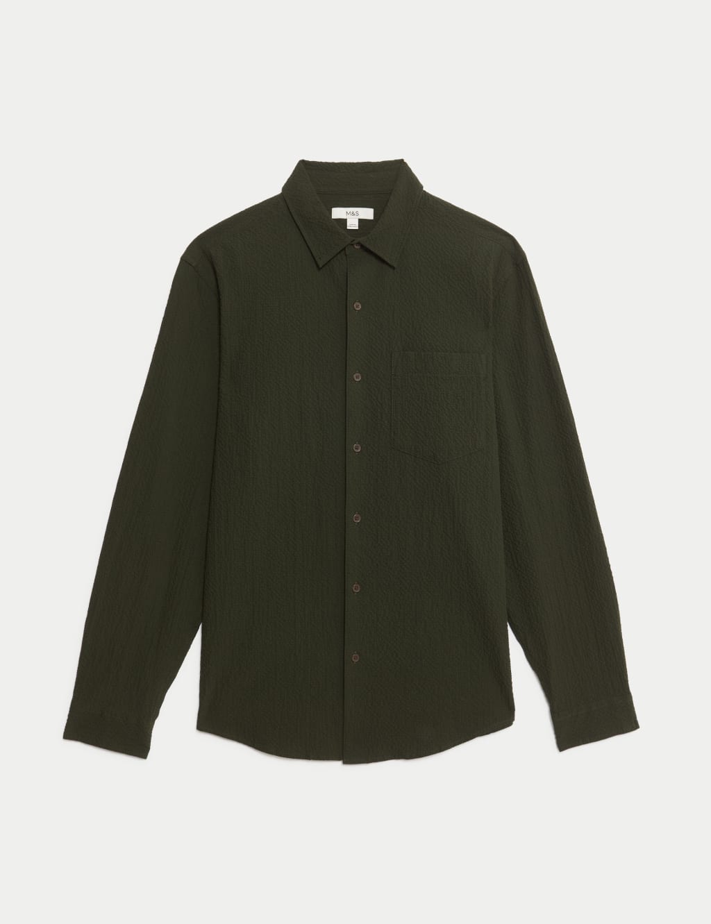 Cotton Rich Seersucker Shirt 2 of 6