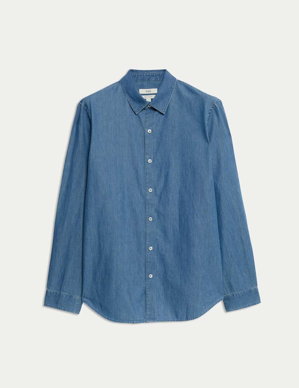 Regular Fit Long Sleeve Denim Shirt 2 of 6