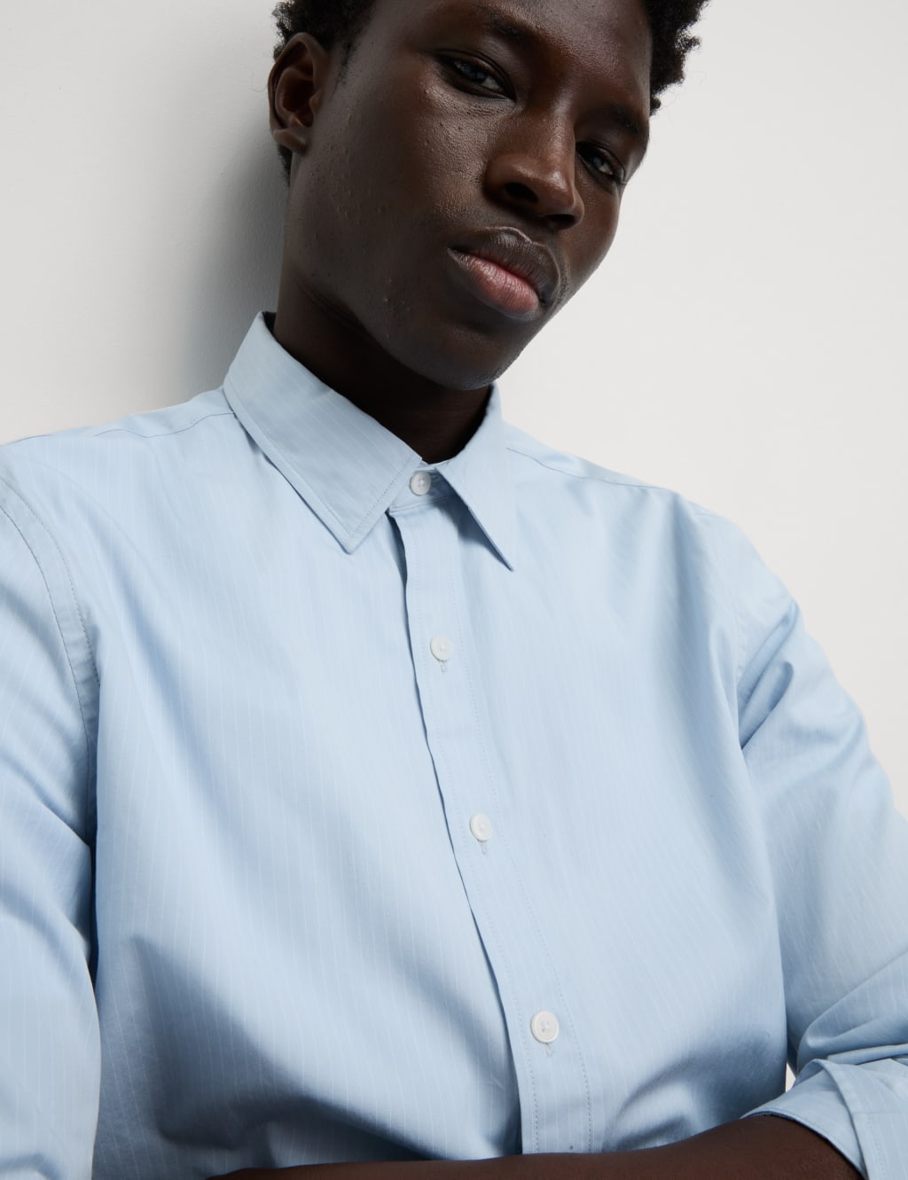 Pure Cotton Striped Oxford Shirt 6 of 6