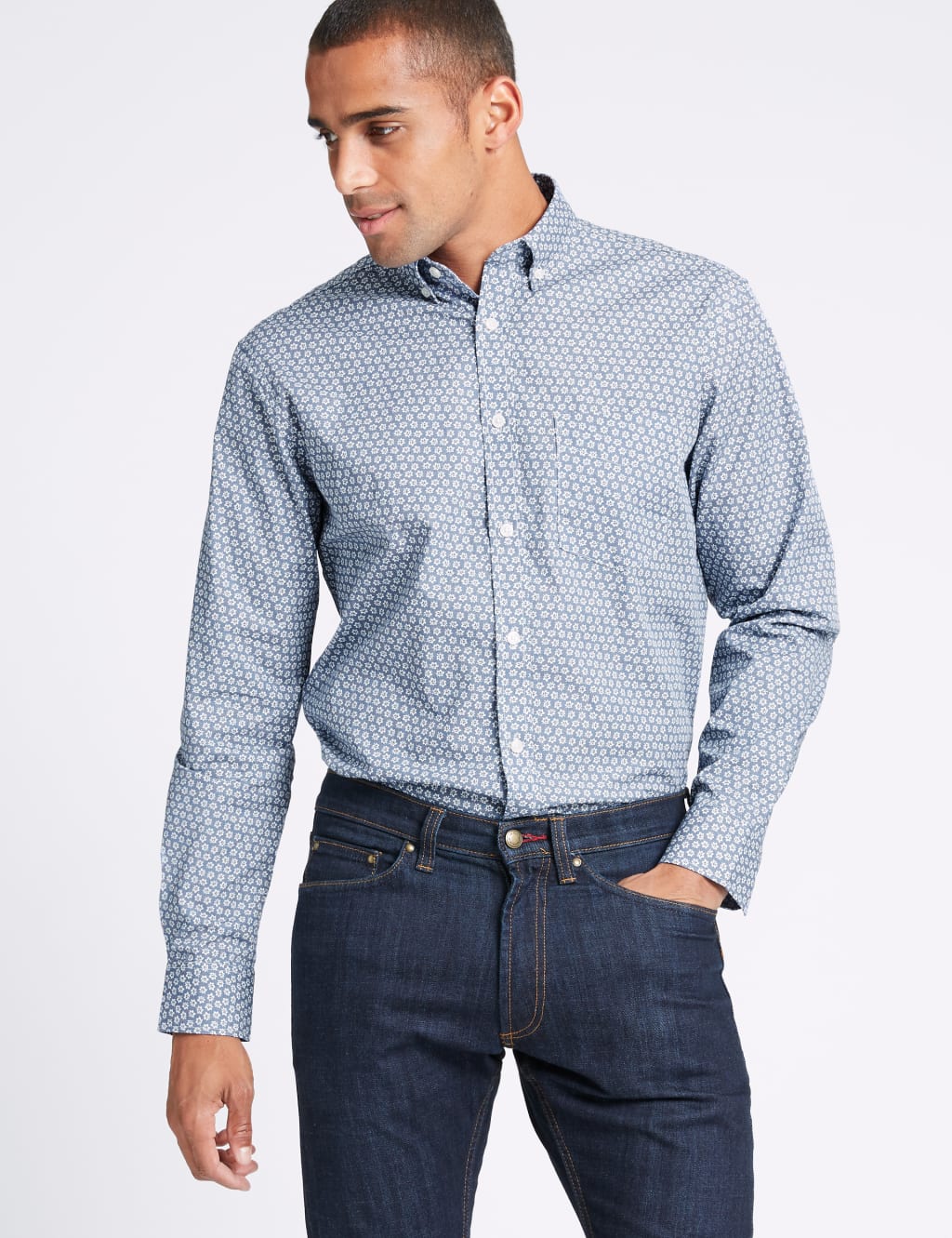 Pure Cotton Printed Shirt 1 of 6