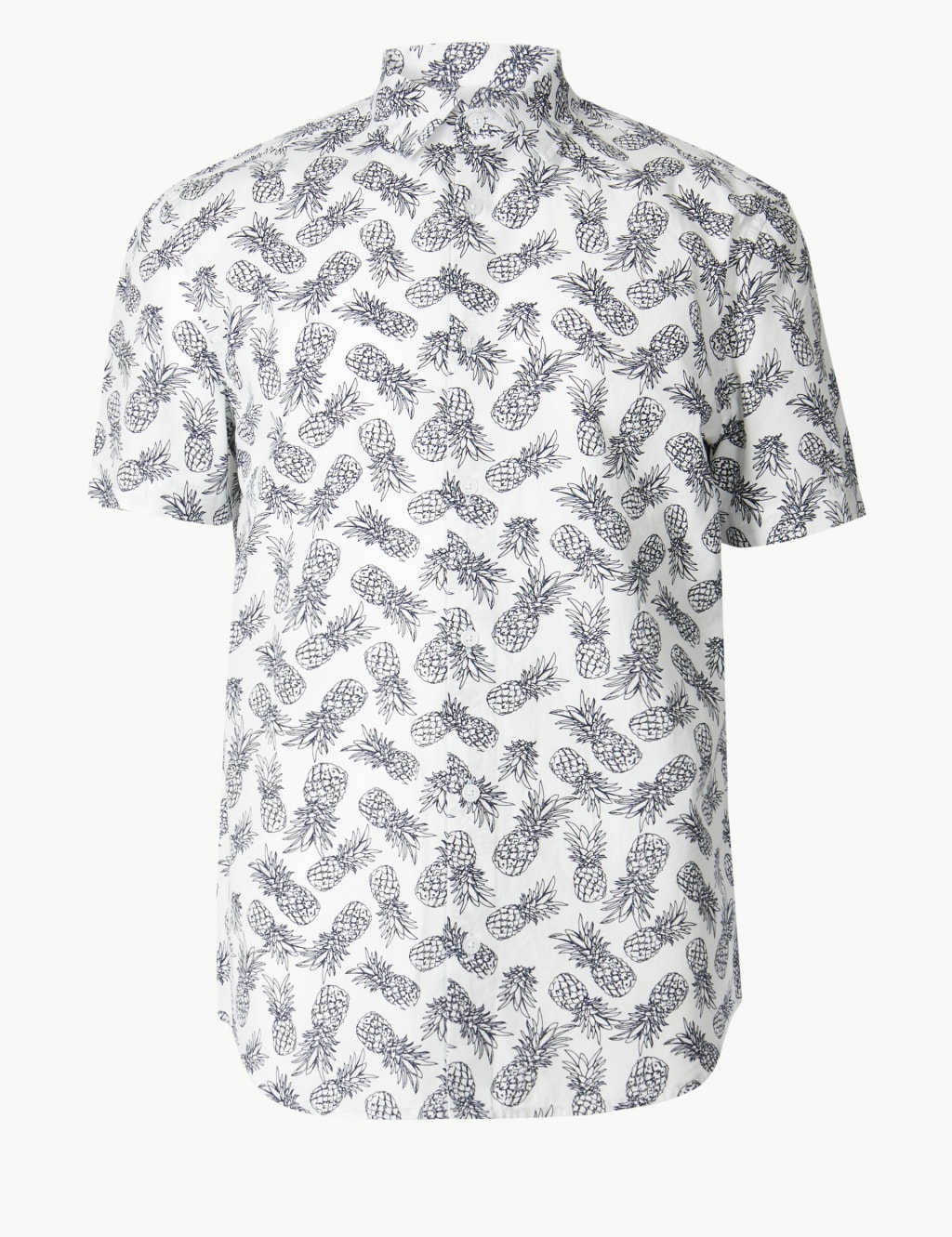 Pure Cotton Pineapple Print Shirt 2 of 4