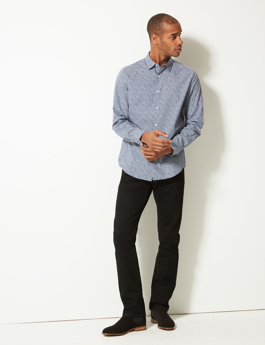 Pure Cotton Floral Print Shirt 1 of 5