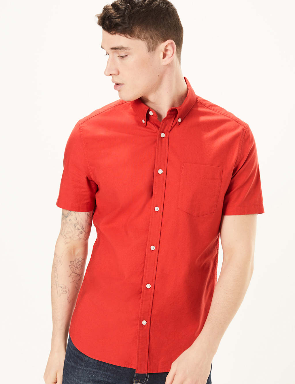 Pure Cotton Oxford Shirt 1 of 4