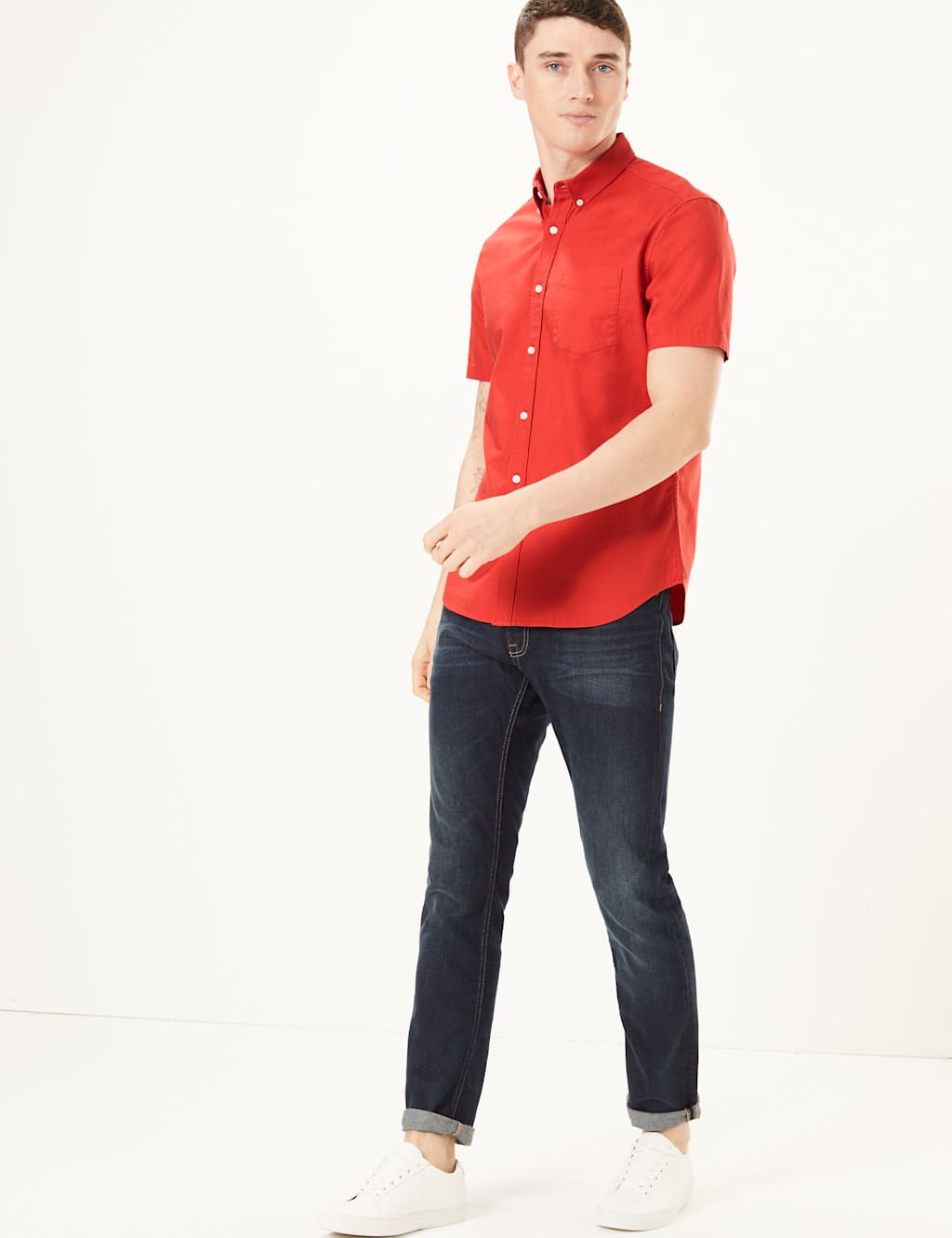 Pure Cotton Oxford Shirt 3 of 4