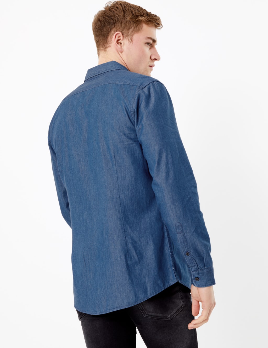 Pure Cotton Denim Shirt 4 of 4